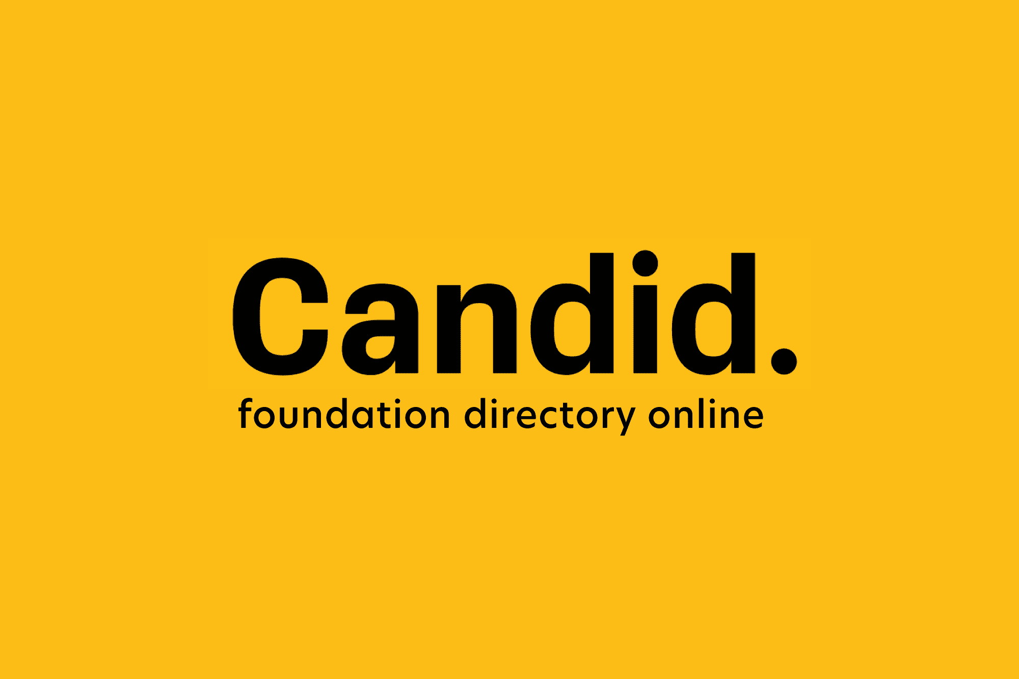 Logotipo en línea del directorio de fundaciones candid