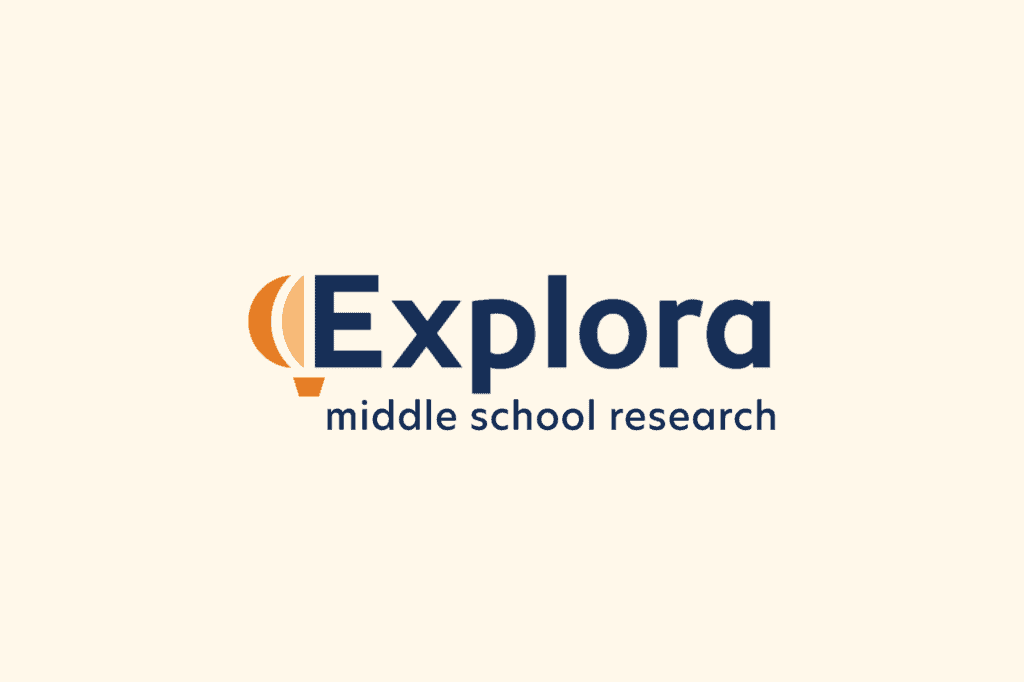 Explora by ebsco middle school research logo