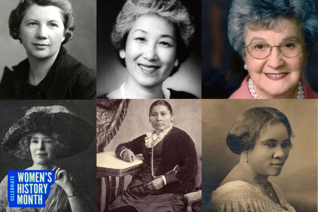 images of notable women from colorado history