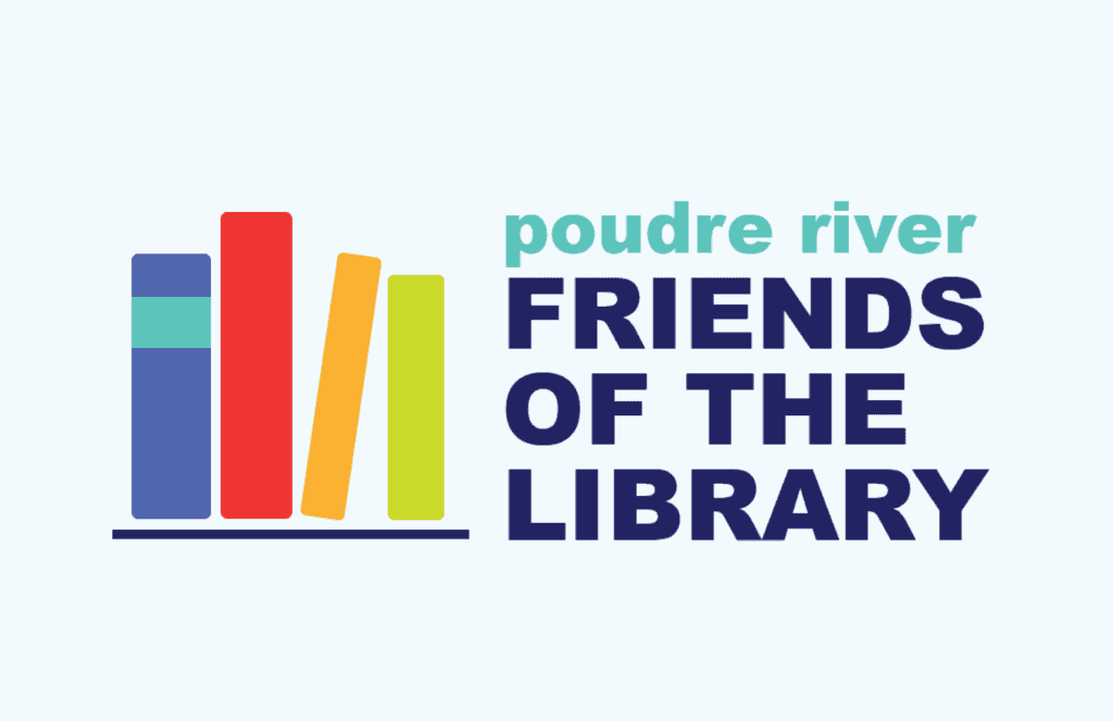 Logotipo de los Amigos de la Biblioteca de Poudre River