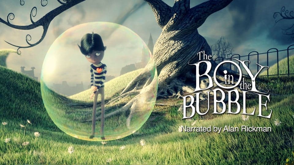 Watch "The Boy in the Bubble" narrated by Alan Rickman on Kanopy