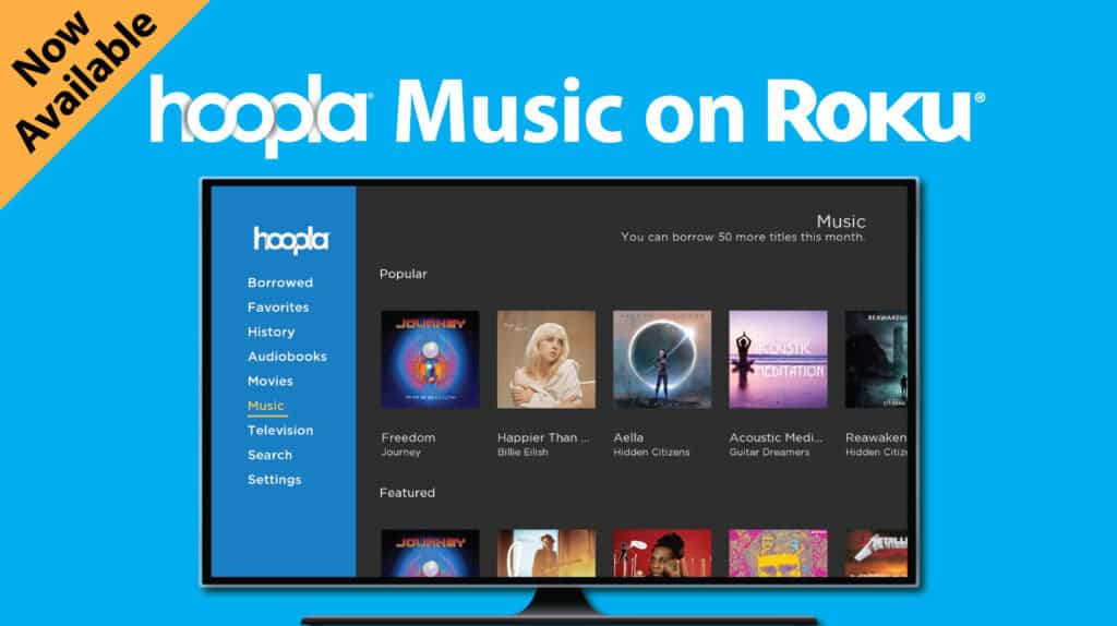 Explore Hoopla on roku TV