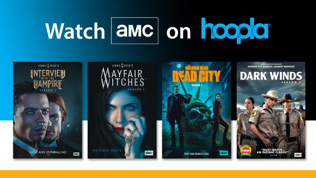 Watch various AMC TV shows on Hoopla