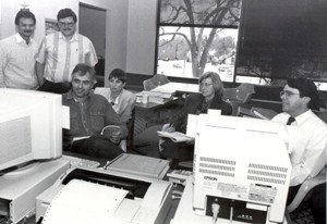 The Fort Collins Main Library public computers, 1993