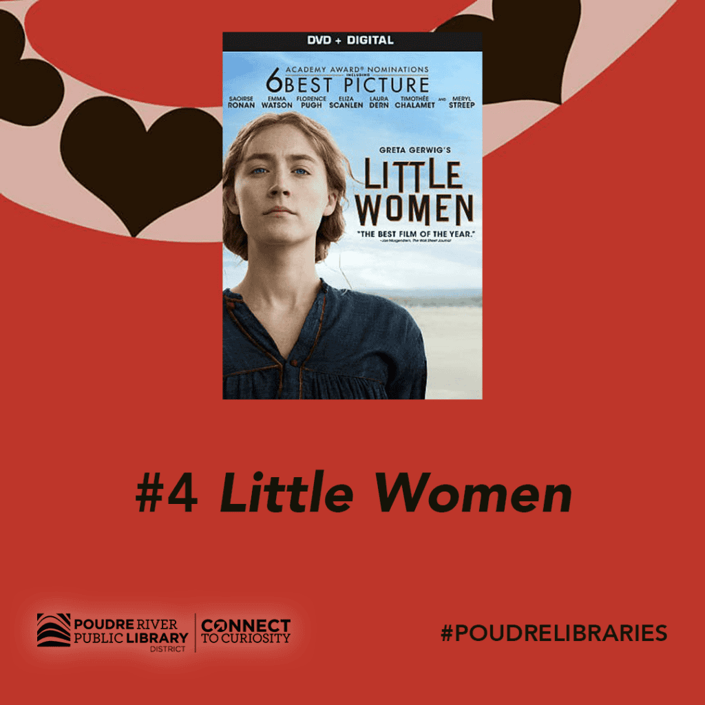 #4 most checked out movie, little women