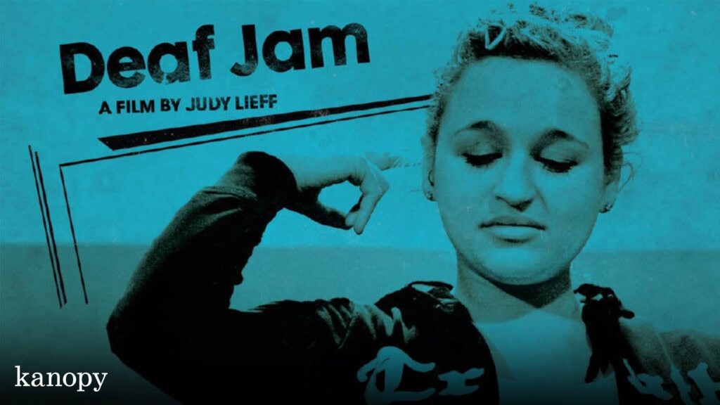 A poster for the movie deaf jam.