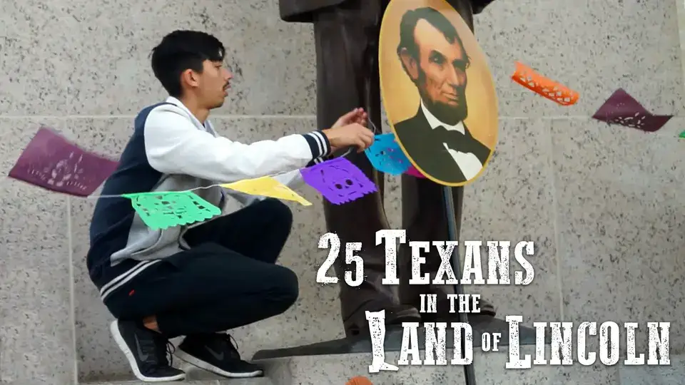 25 texans in the land of lincoln movie poster
