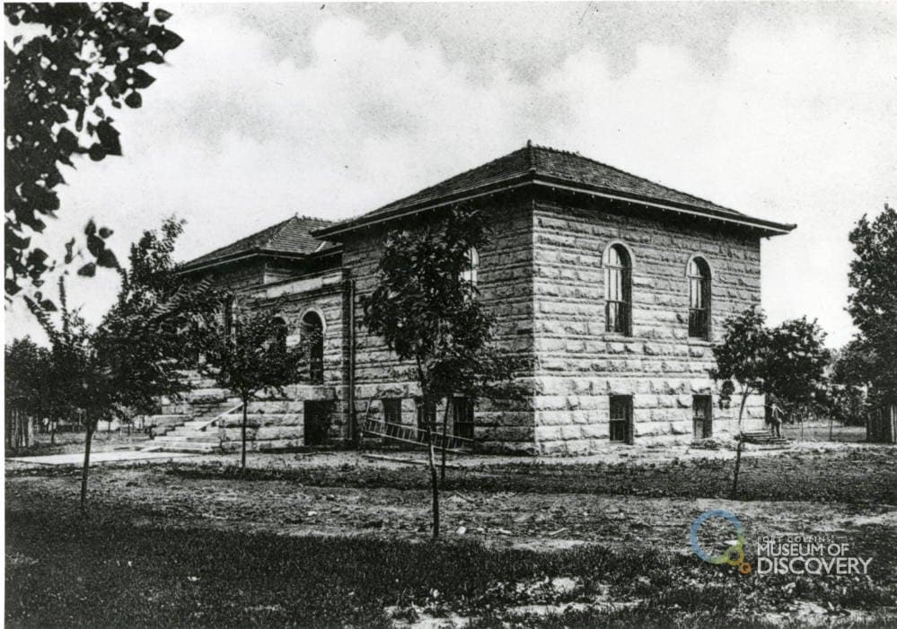 exterior of the former fort collins public library