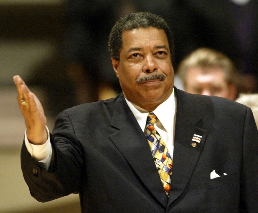 El exalcalde de Denver, Wellington Webb.