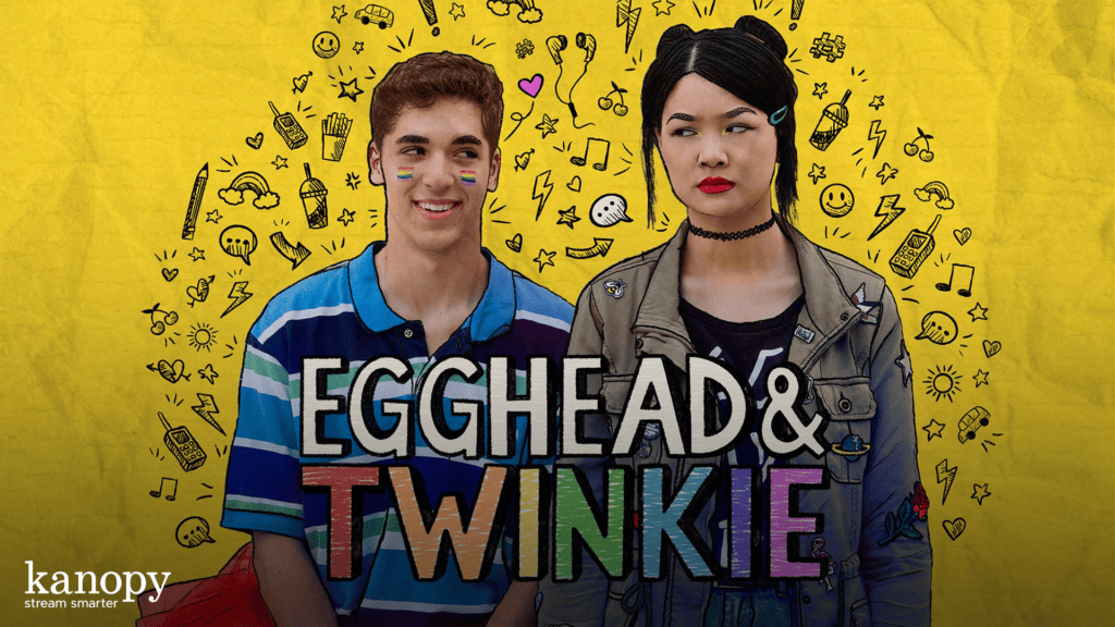 egghead and twinkie movie poster on kanopy