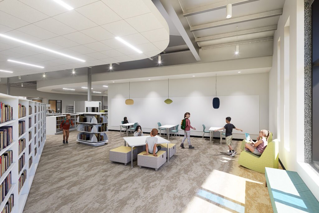 mockup of the tween section in the southeast library